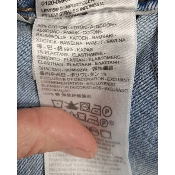 Levi Strauss Jeans 505 Mens Sz 42x30 Straight Leg Denim Blue Relaxed Fit Levi's - Picture 7 of 14